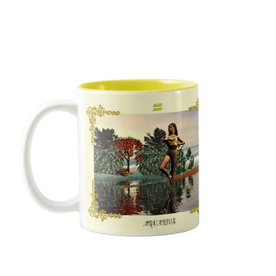 AQUARIUS 1 COFFEE MUG by bulgan_lumini