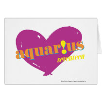 Aquarius 2 greeting card