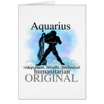 Aquarius About You Greeting Cards