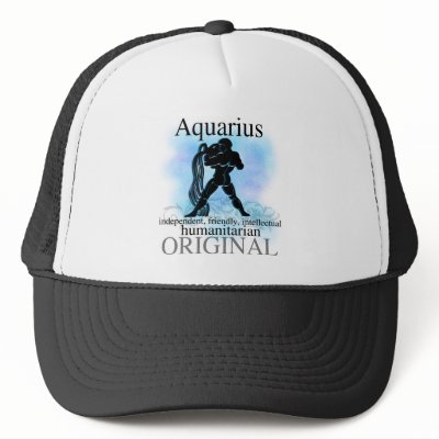 Aquarius About You Trucker Hat by horoscope_signs