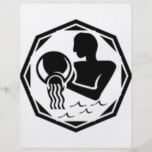 Aquarius Astrology Flyer
