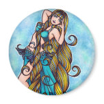 Aquarius Belly Dancer Magnet