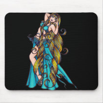 Aquarius Belly Dancer Mouse Pad