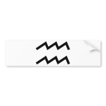 Aquarius Bumper Stickers