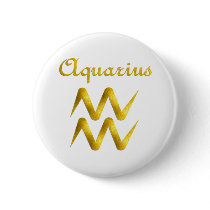 Aquarius Pinback Button
