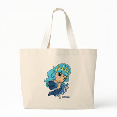 Aquarius Chibi Tote Bags by utopiangem
