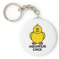 Aquarius Chick Keychain