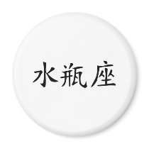 Aquarius - chinese fridge magnet