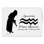 Aquarius Constellation/Zodiac Card