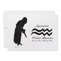 Aquarius Constellation/Zodiac Invitation