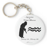 Aquarius Constellation/Zodiac Keychain