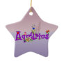 Aquarius Flowers Christmas Ornament