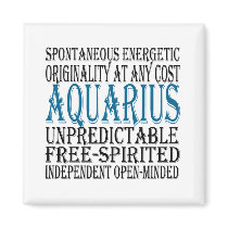 Aquarius Gifts Magnets