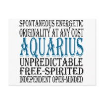 Aquarius Gifts Postcard