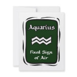 Aquarius Green Graphic Invite