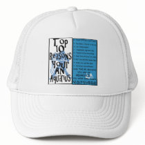 Aquarius Trucker Hats