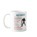 Aquarius Horoscope Zodiac Sign mugs