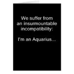 Aquarius Incompatibility cards