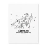 Aquarius (January 20th - February 18th) Post Cards