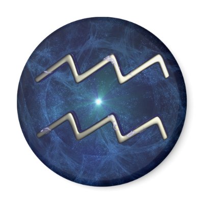 Aquarius Fridge Magnet by packratgraphics