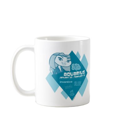 Aquarius Mug by zodiacgirlz