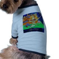 Aquarius on dog tee shirt
