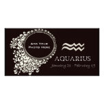 Aquarius Photo Template photo cards