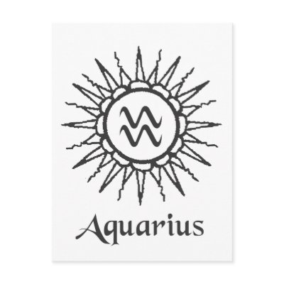 Aquarius Postcards by WorldTreeMarket