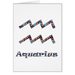 Aquarius Psychedelic Card