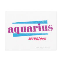 Aquarius Purple Post Card