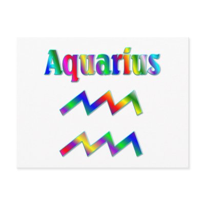 Aquarius Rainbow Post Cards by TLArnold3