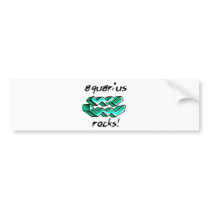 Aquarius Sign design! Bumper Sticker