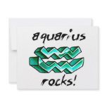 Aquarius Sign design! invitations
