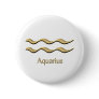 Aquarius symbol pinback buttons