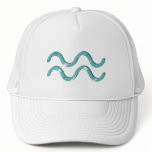 Aquarius symbol hat