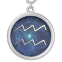 Aquarius symbol necklaces
