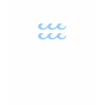 Aquarius symbol t-shirts