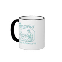 Aquarius Teal Mug