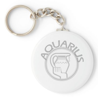 Aquarius The Water Bearer Key Chains by horoscope_signs