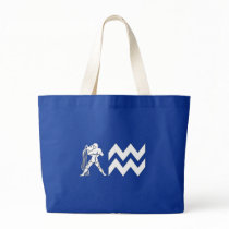 Aquarius with  Symbol Tote Bag