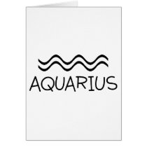 Aquarius with Symbol Card