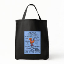 aquarius wordcloud bag