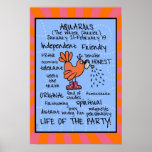 Aquarius wordcloud poster posters