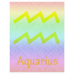aquarius yellow, spectral romb full color flyer