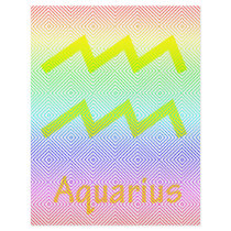 aquarius yellow, spectral romb full color flyer