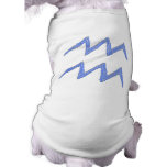 Aquarius. Zodiac Astrology Sign. Blue. Custom pet clothing