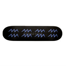 Aquarius. Zodiac Astrology Sign. Skateboard Decks