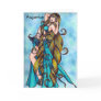 Aquarius Zodiac Belly Dance Card