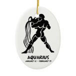 Aquarius Zodiac ornament