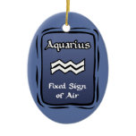 Aquarius Zodiac ornament